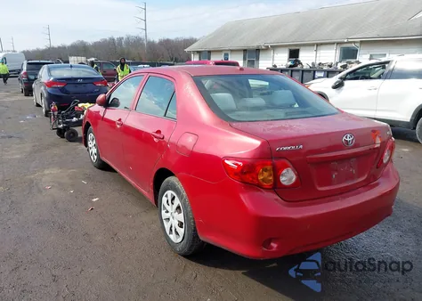 2009 Toyota Corolla Le из США, поврежденный, VIN 2T1BU40E19C057035